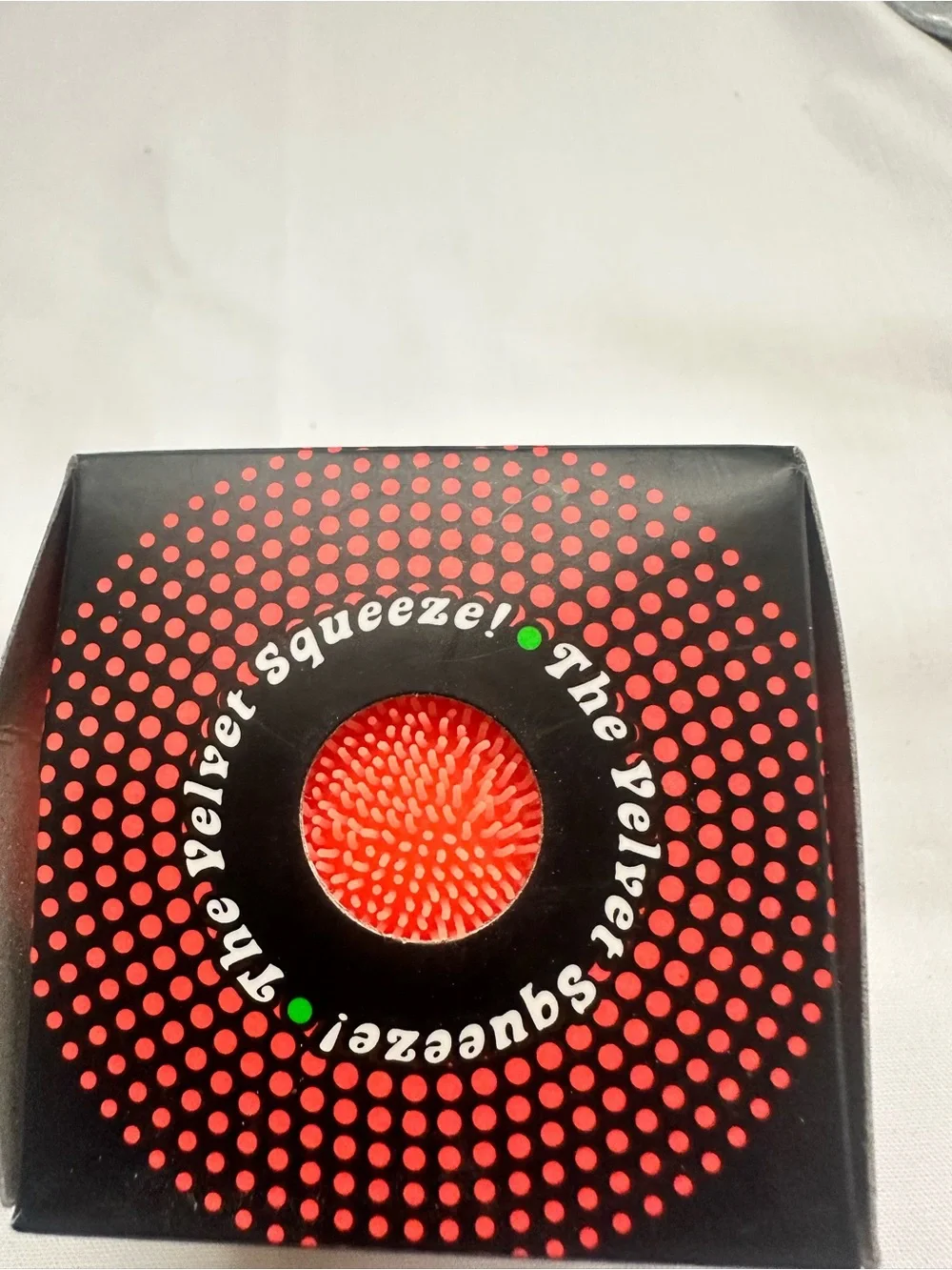 Nee Doh Fuzz Ball Red Velvet Squeeze